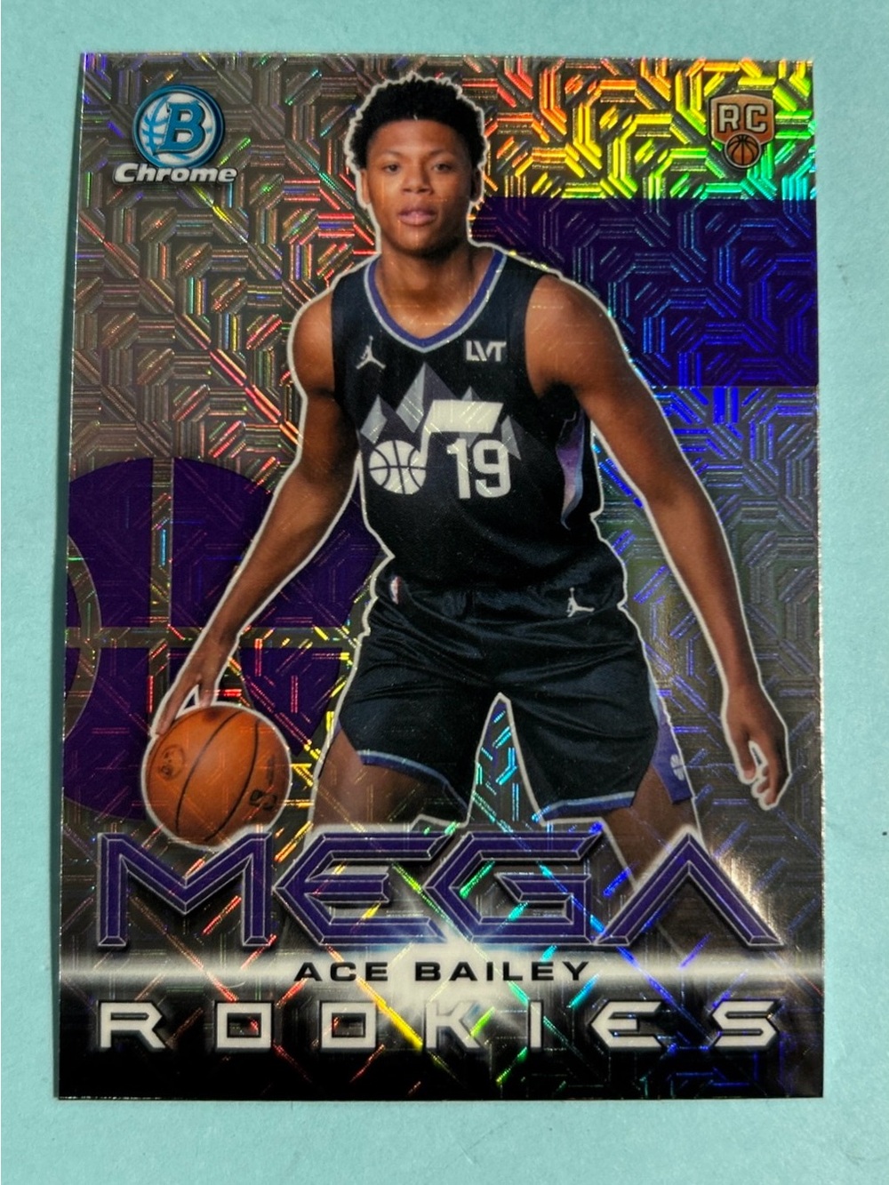 Ace Bailey,Utah Jazz 2025-26 Bowman ,Mojo Mega Rookies Card #MR-5